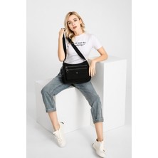 Smart Bags SMBYB1115-4001 P.siyah Kadın Çapraz Çanta