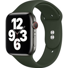 38 mm - 40 mm M/l Apple Watch 3-4-5-6-Se Uyumlu Silikon Kordon Kayış