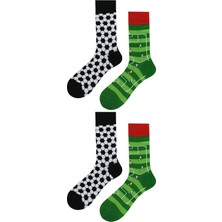 Dayco Unisex Renkli Çorap / Futbol 43-46