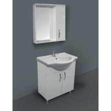 Ece Banyo Domino 65 cm Banyo Dolabı - Beyaz