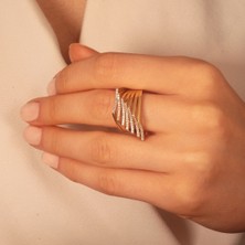 Adil Idil Kuyumculuk 14 Ayar Özel Kesim Taşlı Yüzük