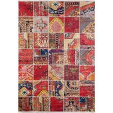 Usso Patchwork Renkli Yıkanabilir Halı HLN232