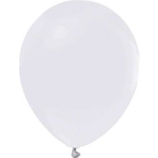Hayaller Dükkanı Balon Metalik Düz 10 Inc Beyaz PK:100