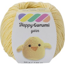 Happy Yarn Happy Gurumi Açık Sarı 50GR 130M