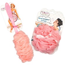 Body Secret Bodysecret Saplı Banyo Lifi  + Banyo Lifi Pembe