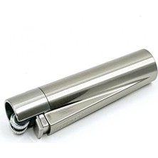 Clipper Metal Taşlı Gümüş Çakmak