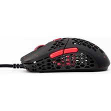 G-Wolves Hati S Hts Stardust Ultra Hafif Oyuncu Mouse Kırmızı - Siyah