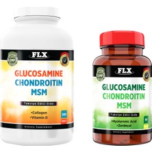 Flx Glucosamine Chondroitin Msm Collagen Vitamin D 300 Tablet & Glucosamine Chondroitin Msm 60 Tablet