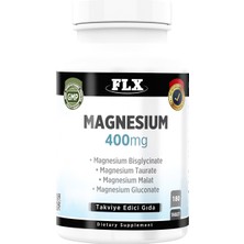 Flx Magnesium Bisglisinat Malat Taurat Glukonat 180 Tablet & Collagen Peptides Tip 1-3 Balık Kolajeni 60 Tablet