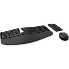 Microsoft Sculpt Ergonomic Desktop Kablosuz Siyah Klavye Mouse Set (L5V-00016) + 3 Ay Gamepass For Pc Üyeliği