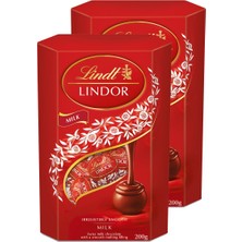 Lindt Lindor Cornet Milk 200 G x 2