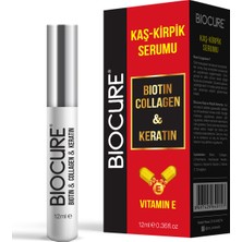 Biocure Biotin & Collagen & Keratin + E Vitaminli Kaş Kirpik Serumu / 12 Ml.