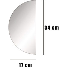 Uğur Mobilya 34 cm Paşabahçe Makromeleriniz ve Çeşitli Tasarımlarınız Için Yarım  Ayna
