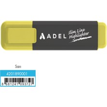 Adel Fosforlu Kalem Sarı 12'li