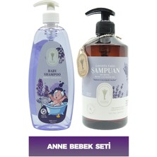 Dr. Lavender Lavanta Yağlı Şampuan Kepek ve Dökülme Karşıtı 500 ml + Bitkisel Lavanta Bebek Şampuanı 500 ml