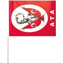 Vatan Çıtalı Atatürk Bayrak 50'li Büyük Boy