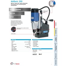 Bds Manyetik Matkap MAB200 Basic