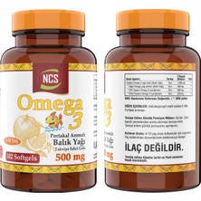 Nevfix Omega 3 Portakal Aromalı Çocuklar Için Balık Yağı 102 Softgel & Nevfix Vitamin D3-K2 120 Tablet