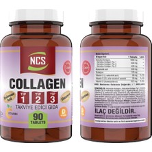 Nevfix Collagen Type (Tip) 1-2-3 Hyaluronic Acid Vitamin C Glutatyon 90 Tablet &  Nevfix Vitamin D3-K2 120 Tablet