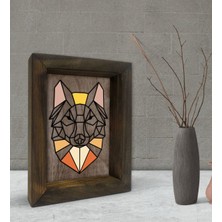 Bk Gift Kurt Tasarımlı Dekoratif Doğal Masif Ahşap Çerçeve 15 x 20 Cm-2