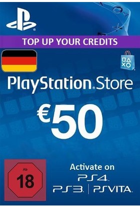 Playstation PSN Card 50 EURO(DE) Germany