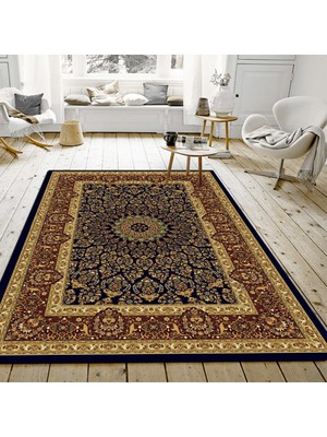 İnka Halı Antibakteriyel Yıkanabilir Kaymaz Dot Taban Dijital Baskı Salon Halısı MRC209