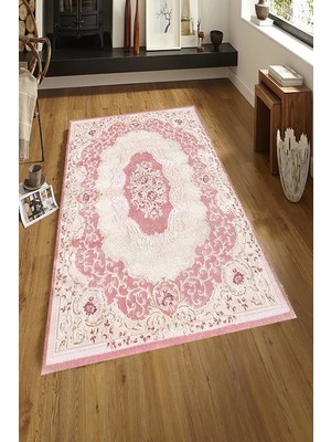 İnka Halı Antibakteriyel Yıkanabilir Kaymaz Dot Taban Dijital Baskı Salon Halısı MRC1453