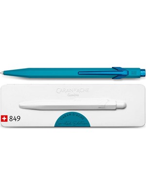 Caran D'Ache 849-569 Claim Your Style Tükenmez Kalem Ice Blue