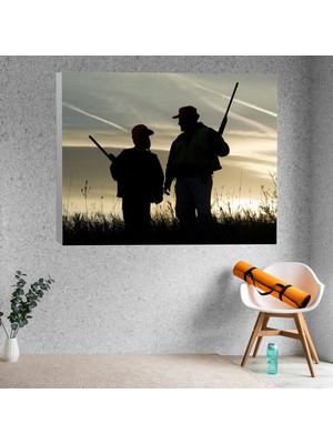 Deko Gonya  Avcı Takım Arkadaşı Temalı Kanvas Tablo