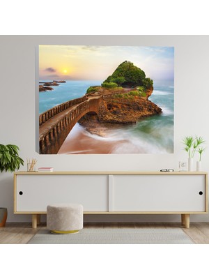Deko Gonya Deniz Manzaralı Kanvas Tablo