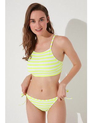 Penti Çok Renkli Neon Energy Halter Bikini Üstü