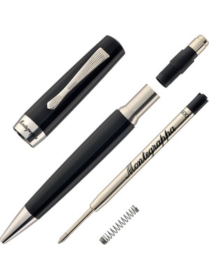 Montegrappa ISE2RBAC Elmo 02 Tükenmez Kalem Jet Black