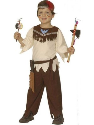 Bkmc Kızılderili Erkek Çocuk Kostümü