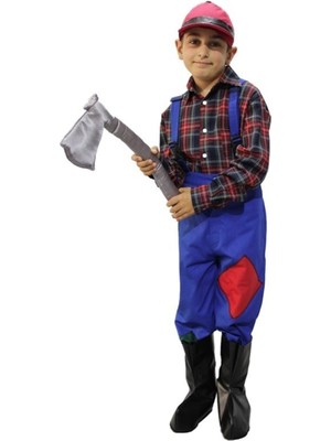 Bkmc Oduncu Kostümü Lüks