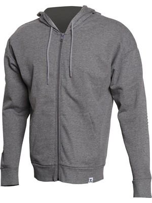 Hummel Hmlrick Zip Hoodie Erkek Günlük Ceket 921319-2833 Gri