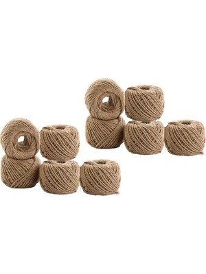 Ipsan Jüt Kırnap Kendir Keten Hasır Ip Süsleme Hobi El Işi 100 M 10'lu