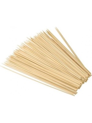Sofora Ahşap Çöp Şiş Çubuğu 100 Adet 20 cm