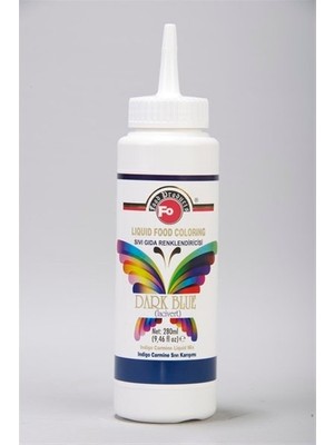 Fo Lacivert Sıvı Gıda Boyası 280ML