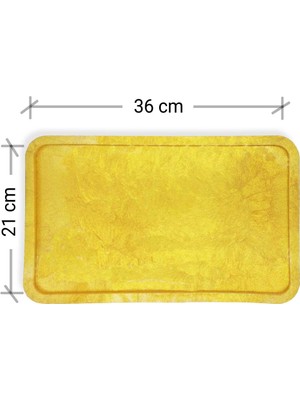 Epoksimax Dikdörtgen Tepsi - Düz Kenar - Epoksi Reçine Döküm Çalışmaları/premium Seri Silikon Kalıp 36CMX21CM