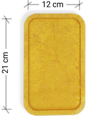 Epoksimax Dikdörtgen Tepsi - Düz Kenar - Epoksi Reçine Döküm Çalışmaları/premium Seri Silikon Kalıp 21CMX12CM