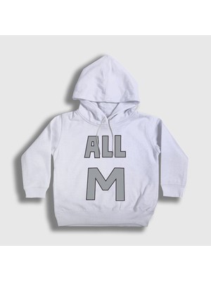 Presmono Unisex Çocuk Beyaz All M Anime Boku No Hero Academia Kapüşonlu Sweatshirt