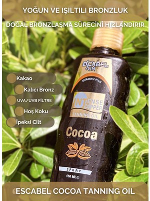 Escabel Yoğun Bronzlaştırıcı Kakao Yağı 150 ml