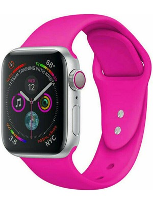 38 mm - 40 mm S/m Apple Watch 3-4-5-6-Se Uyumlu Silikon Kordon Kayış
