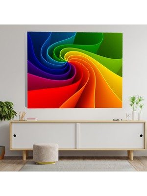 Deko Gonya Renkli Kanvas Tablo