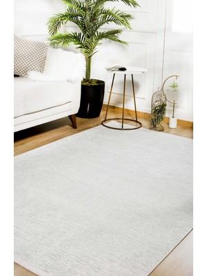 Usso Gri  Soft-Düz Yıkanabilir Halı HLN915