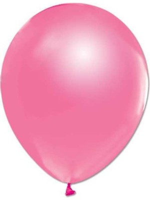 Hayaller Dükkanı Balon Metalik Düz 10 Inc Pembe PK:100