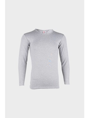 Ceylanoğlu 3' Lü Erkek interlok penye Uzun Kol Fanila