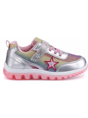 Kinetix Sıma 1pr Gümüş Kız Çocuk Yürüyüş Ayakkabısı
