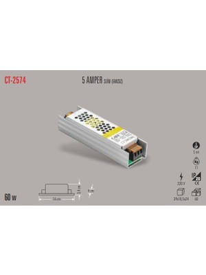 Cata CT-2574 5A Slim LED Trafosu Cata