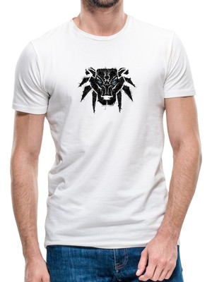Qivi The Witcher Bear School Splash Erkek Beyaz Tshirt